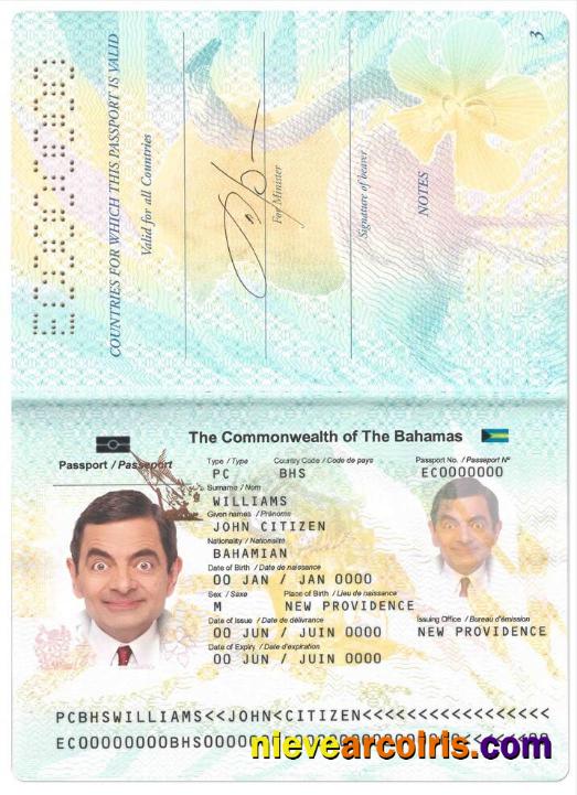 Bahamas passport